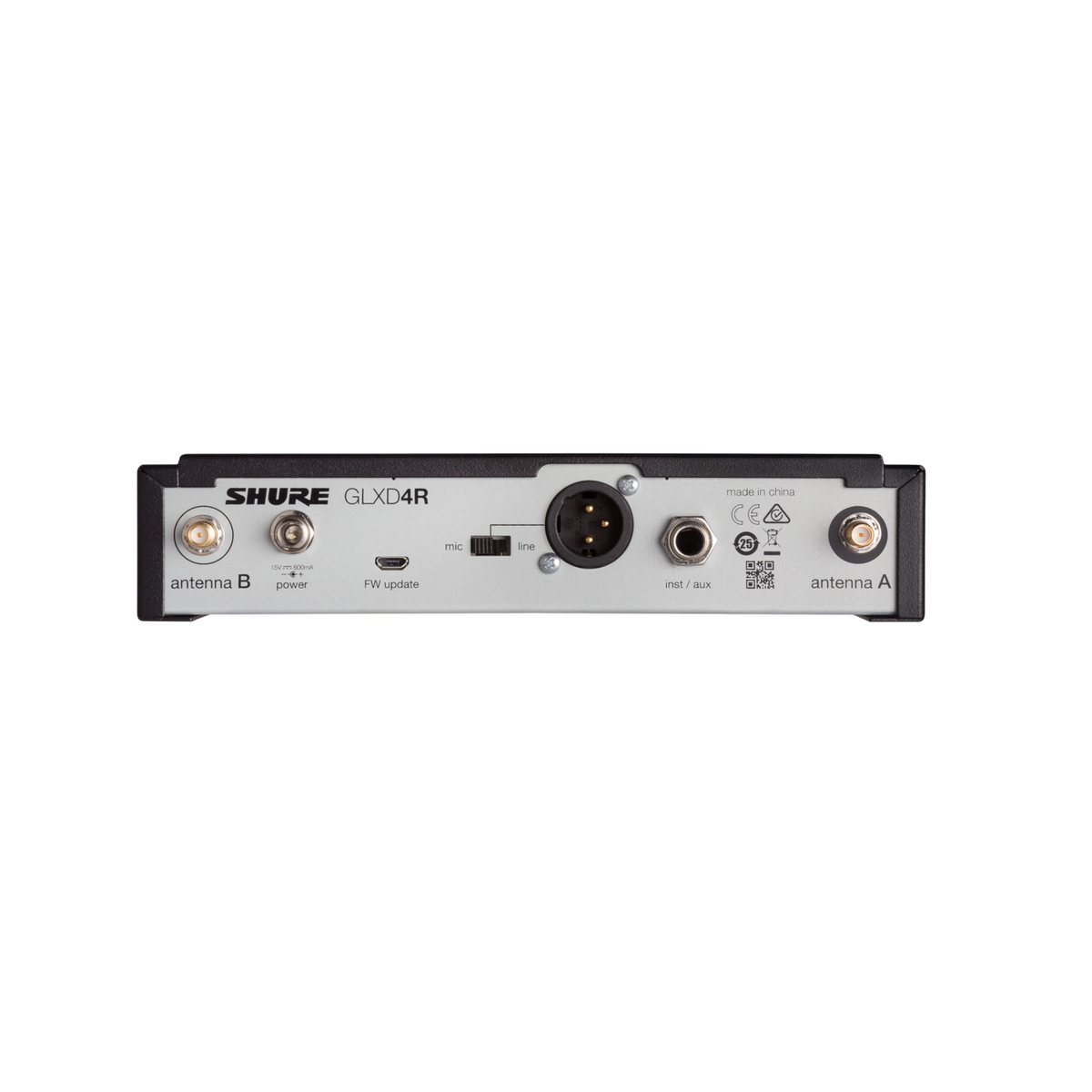 Shure GLXD14R+ Digital Wireless Rack System - Mint, Open Box - View 3 | MusicMarket