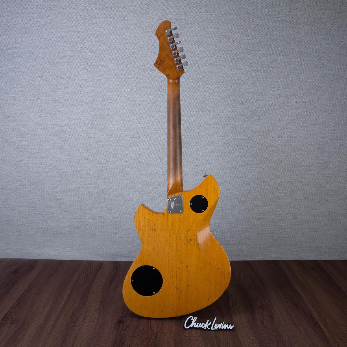 Novo Guitars Dealer Limited Edition Chambered Serus H2 Electric Guitar - Amber - #26221 - View 6 | MusicMarket