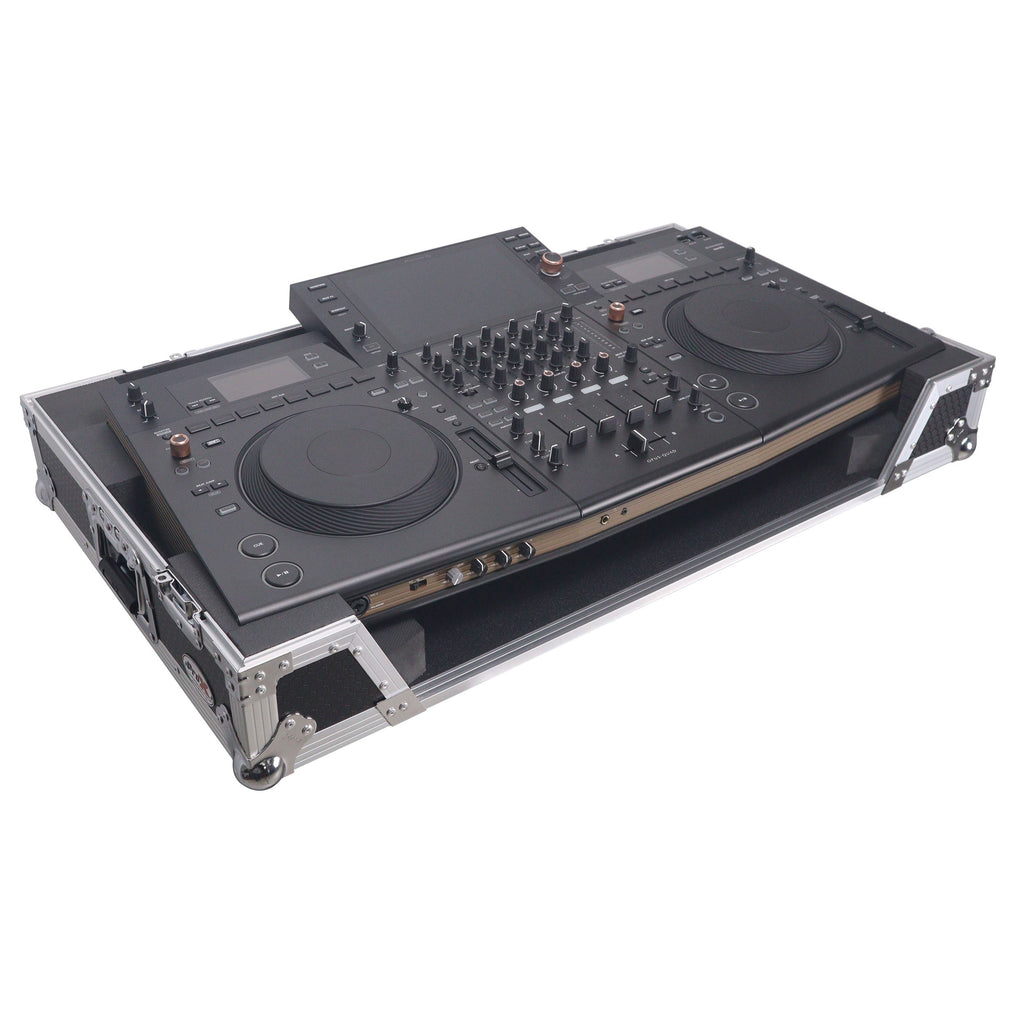ProX XS-OPUSQUADW ATA Flight Style Road Case with 1U Rack Space and Wheels - View 4 | MusicMarket