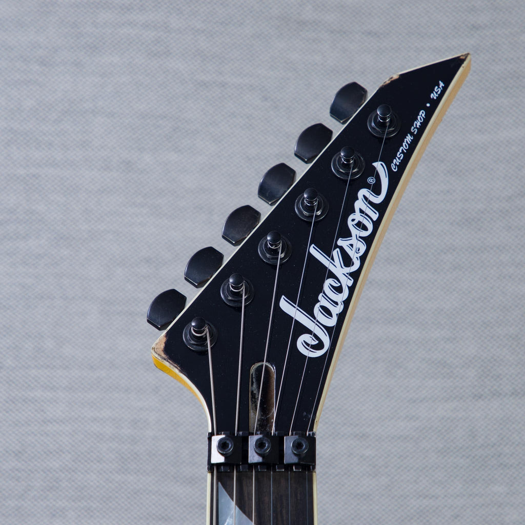 Jackson Custom Shop USA Special Edition Soloist Electric Guitar - Taxi Cab Yellow - #J11313 - View 3 | MusicMarket
