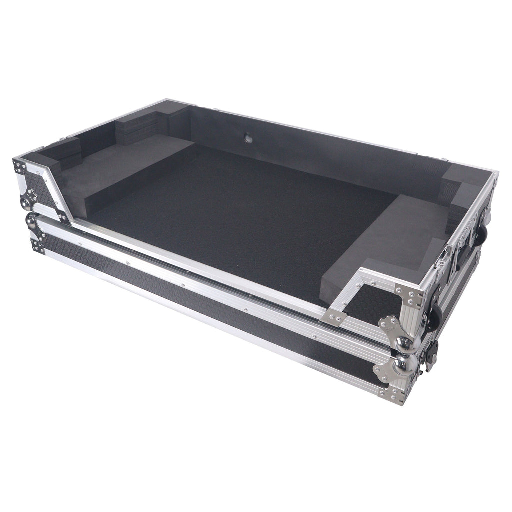 ProX XS-OPUSQUADW ATA Flight Style Road Case with 1U Rack Space and Wheels - View 8 | MusicMarket