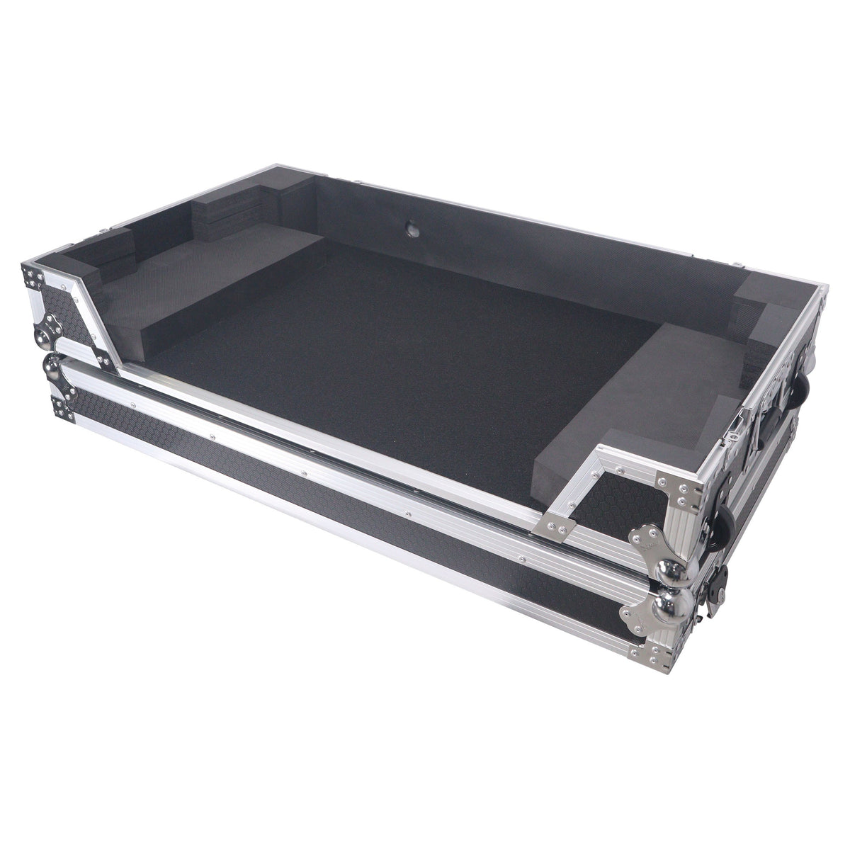 ProX XS-OPUSQUADW ATA Flight Style Road Case with 1U Rack Space and Wheels - View 8 | MusicMarket