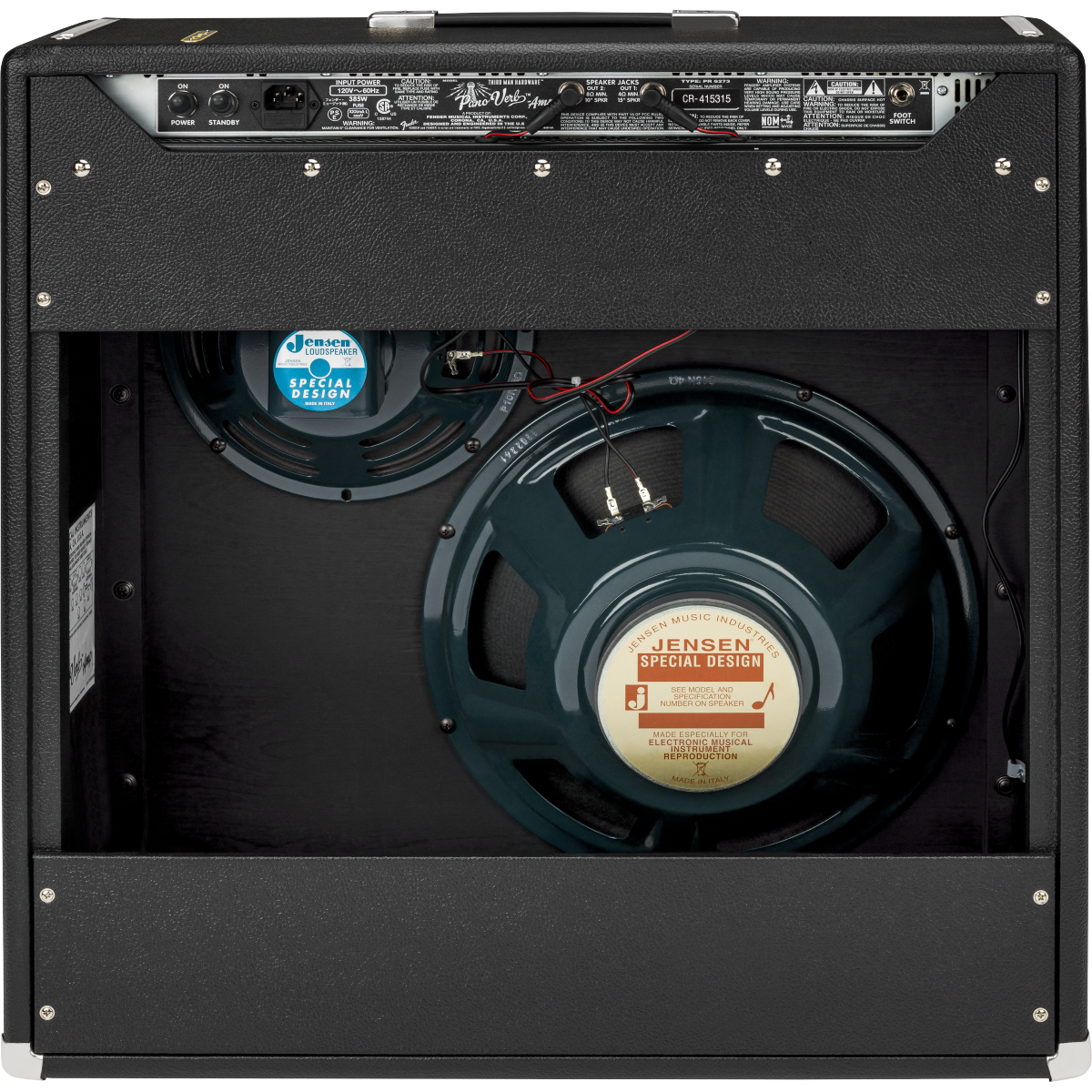 Fender Jack White Pano Verb Guitar Combo Amplifier, 120V - View 2 | MusicMarket
