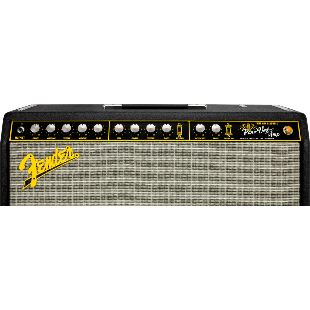 Fender Jack White Pano Verb Guitar Combo Amplifier, 120V - View 4 | MusicMarket
