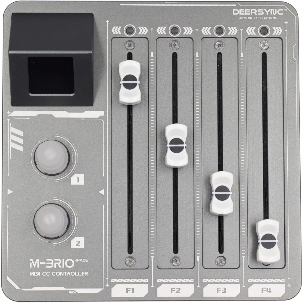 Deersync M-Brio 4FADE 4 Fader Midi CC DAW Controller - MusicMarket
