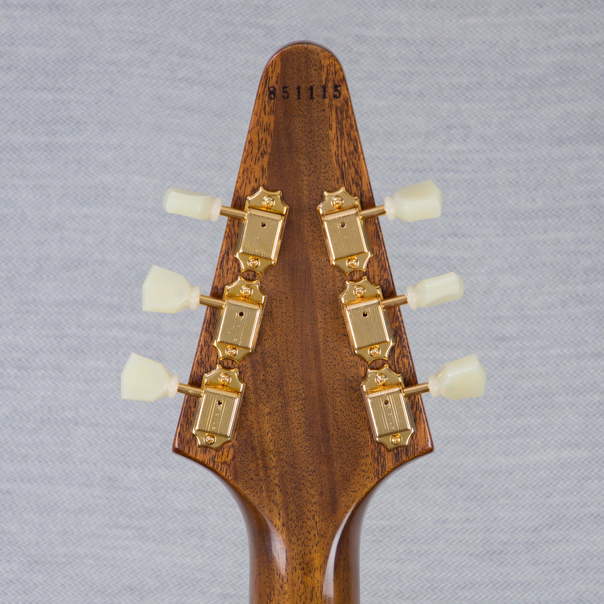 Gibson Custom Shop 1958 Mahogany Flying V Reissue Electric Guitar - Antique Natural - #851115 - View 7 | MusicMarket