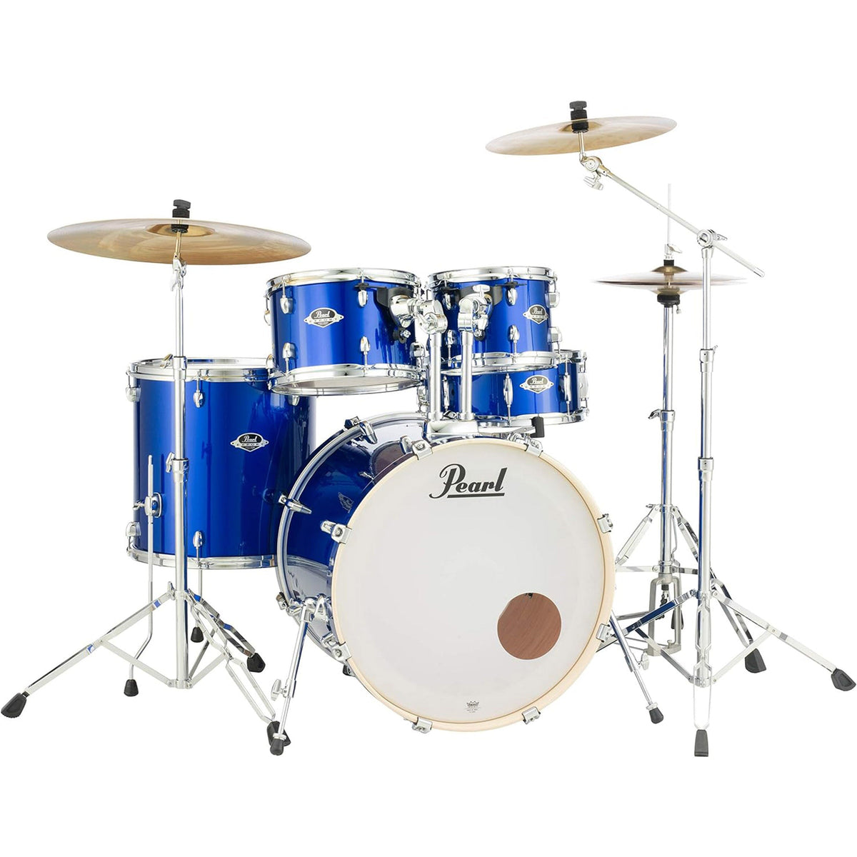 Pearl EXX725SC717 Export Series 5-Piece Drum Set - Electric Blue - MusicMarket