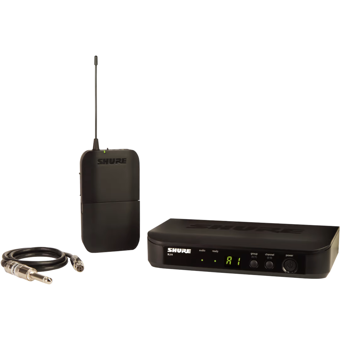Shure BLX14 Wireless Bodypack Guitar System, H10 Band - Open Box, Mint - MusicMarket