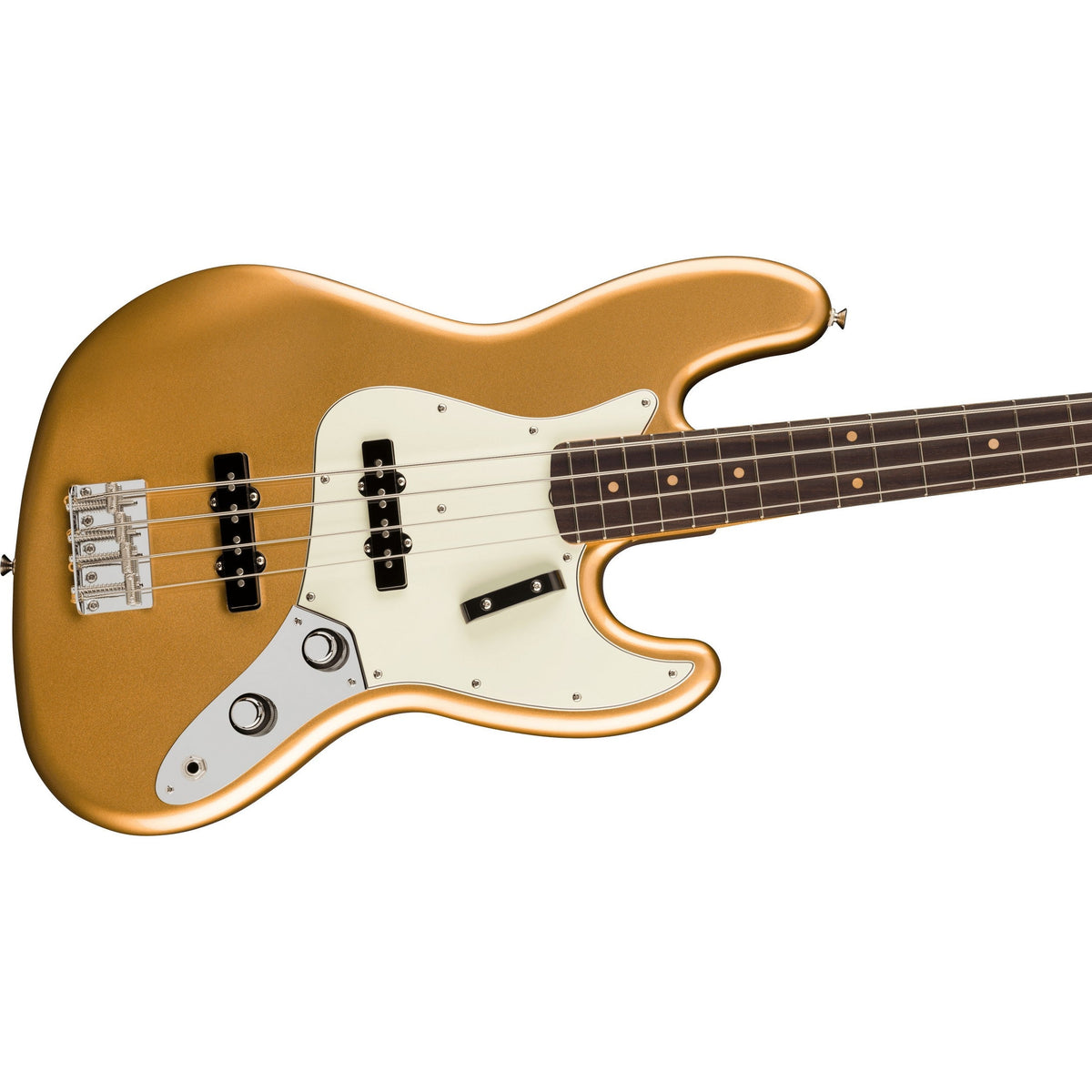 Fender Vintera III Early '60s Jazz Electric Bass Guitar, Rosewood Fingerboard - Aztec Gold - View 4 | MusicMarket