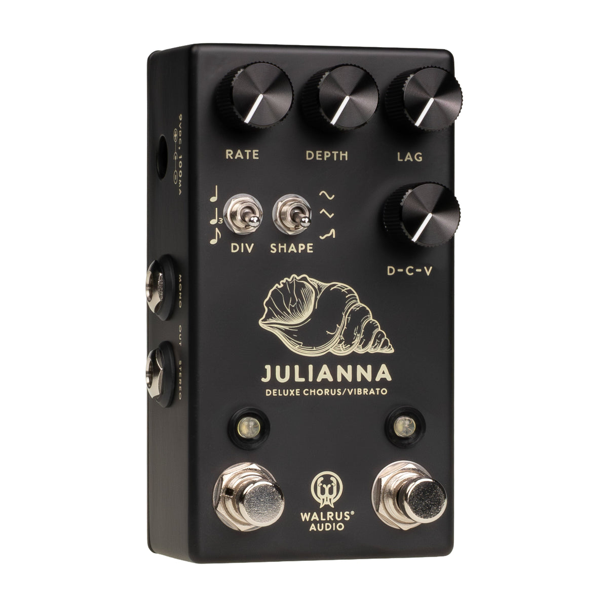 Walrus Audio Limited Edition Julianna Deluxe Chorus/Vibrato Guitar Effects Pedal - Black - View 2 | MusicMarket
