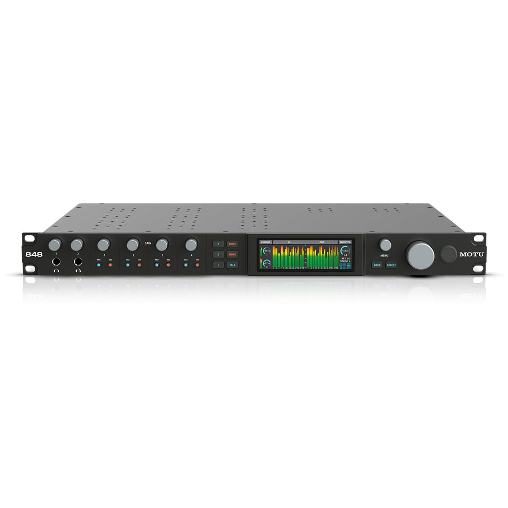 MOTU 848 28 x 32 Thunderbolt/USB4 Audio Interface - View 4 | MusicMarket