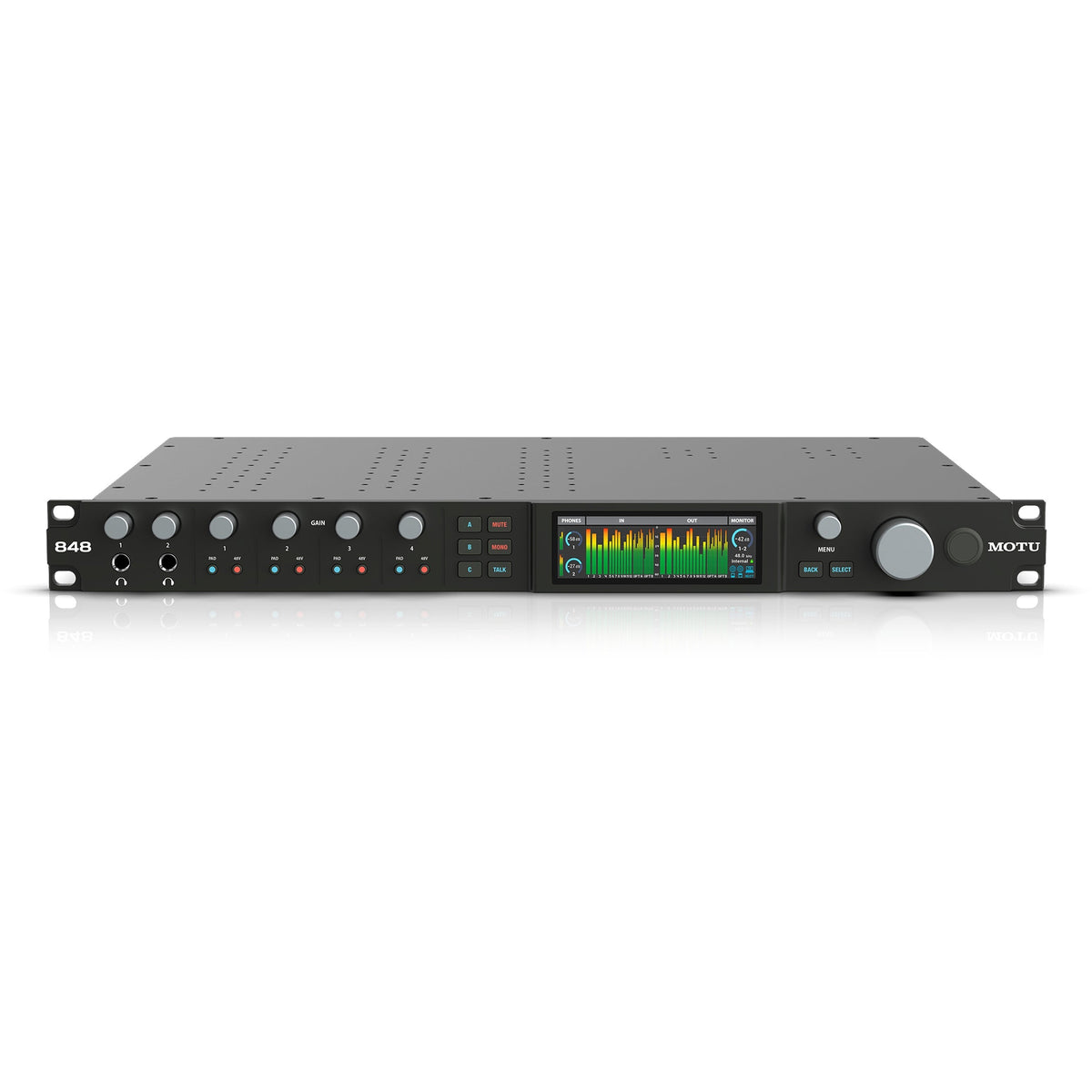 MOTU 848 28 x 32 Thunderbolt/USB4 Audio Interface - View 4 | MusicMarket