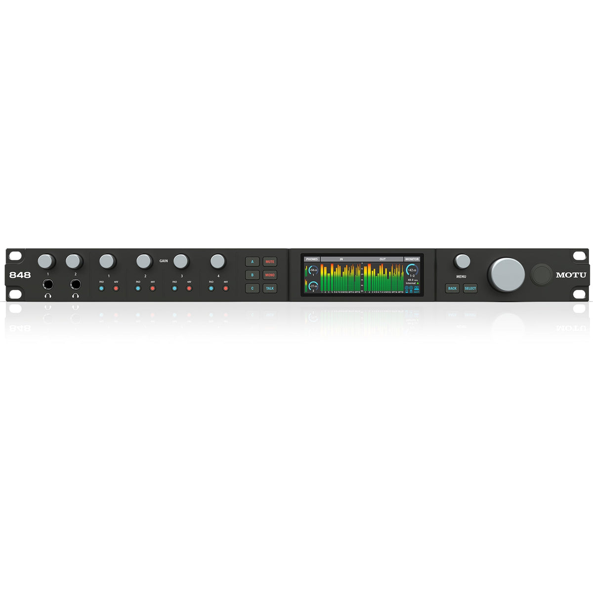 MOTU 848 28 x 32 Thunderbolt/USB4 Audio Interface - MusicMarket
