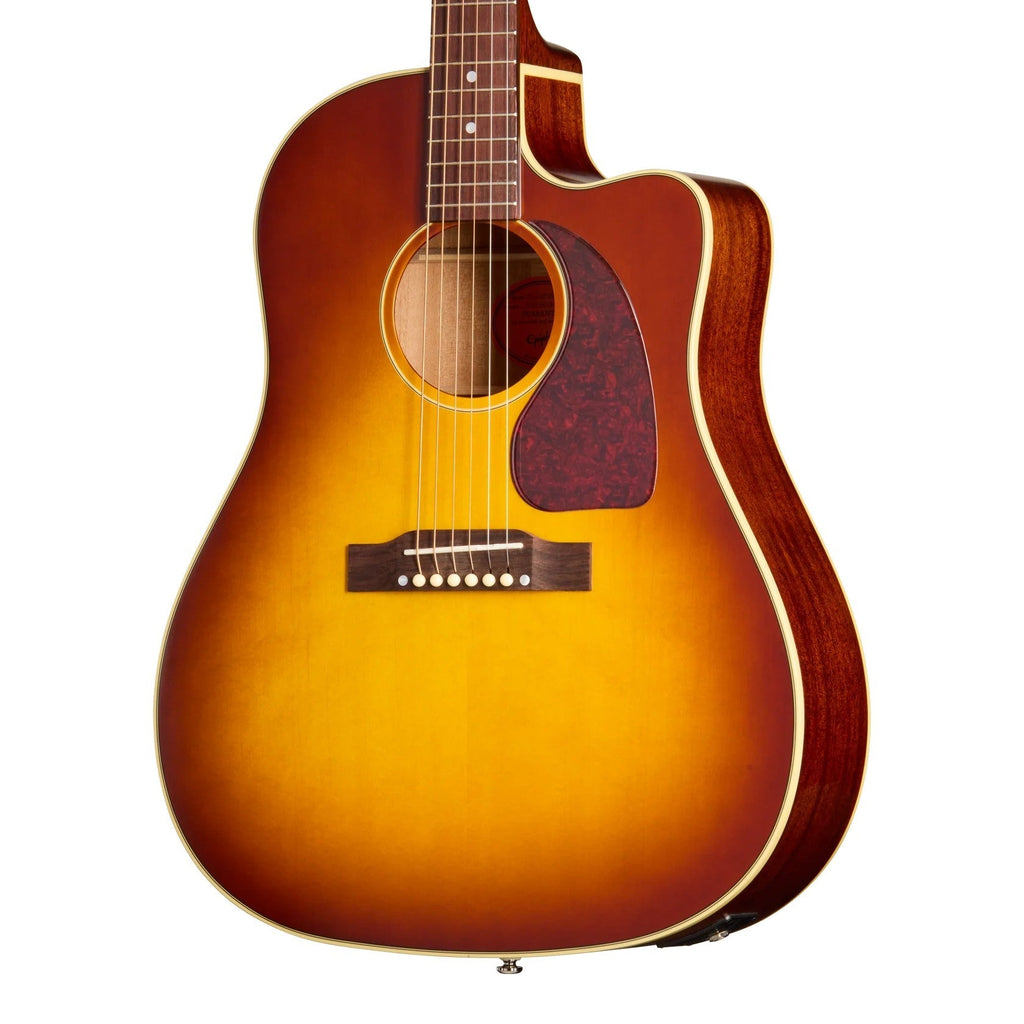 Epiphone J-45 Standard EC Acoustic Electric Guitar - Honey Burst - View 3 | MusicMarket
