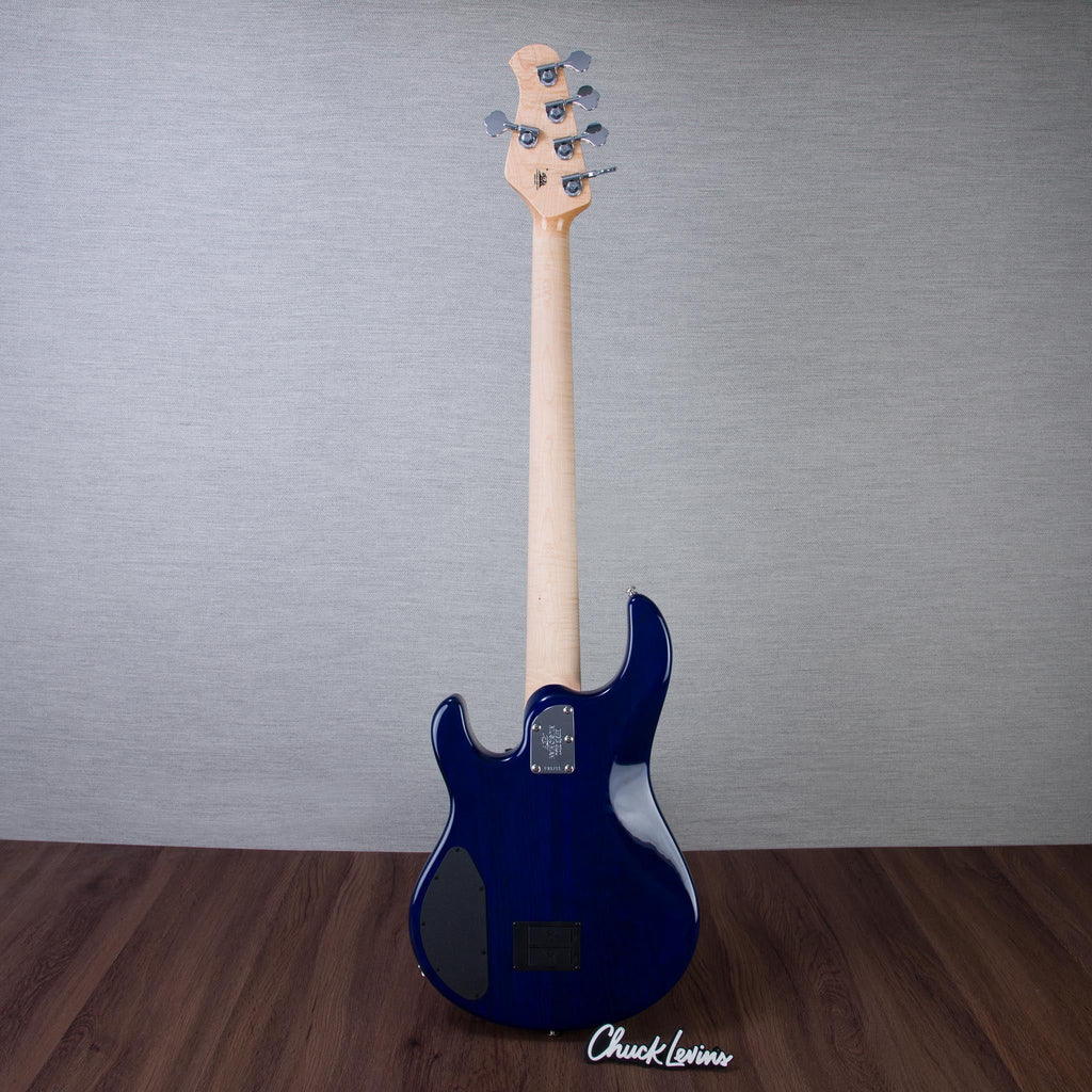 Ernie Ball Music Man Ball Family Reserve StingRay 5 HH 5-String Electric Bass Guitar - Paua Blue Burst - #F93711 -