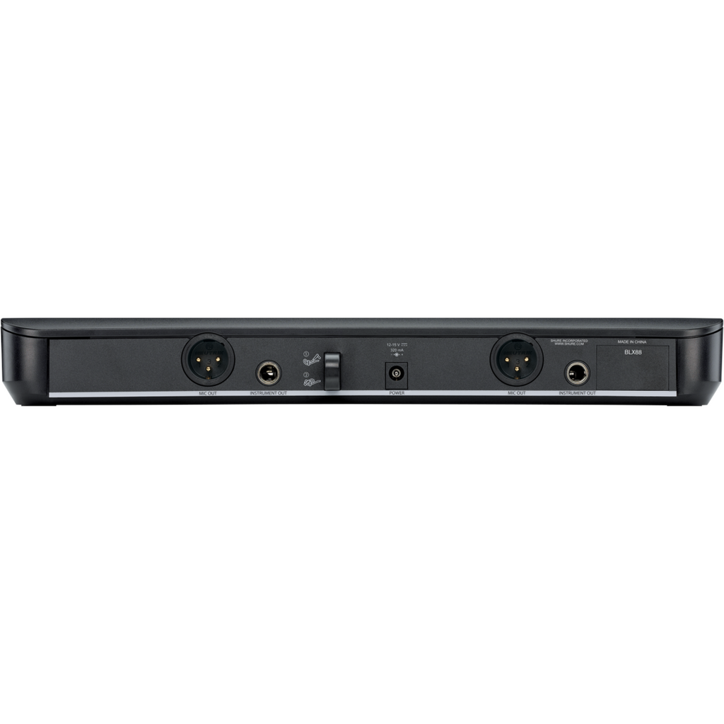 Shure BLX1288/CVL Combo Wireless PG58 and Lavalier System, H9 Band - Open Box, Mint - View 9 | MusicMarket