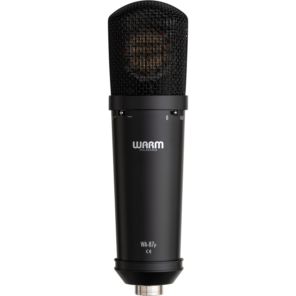 Warm Audio WA-87jr Large Diaphragm Multi-Polar Pattern Condenser Mic - Black - View 2 | MusicMarket