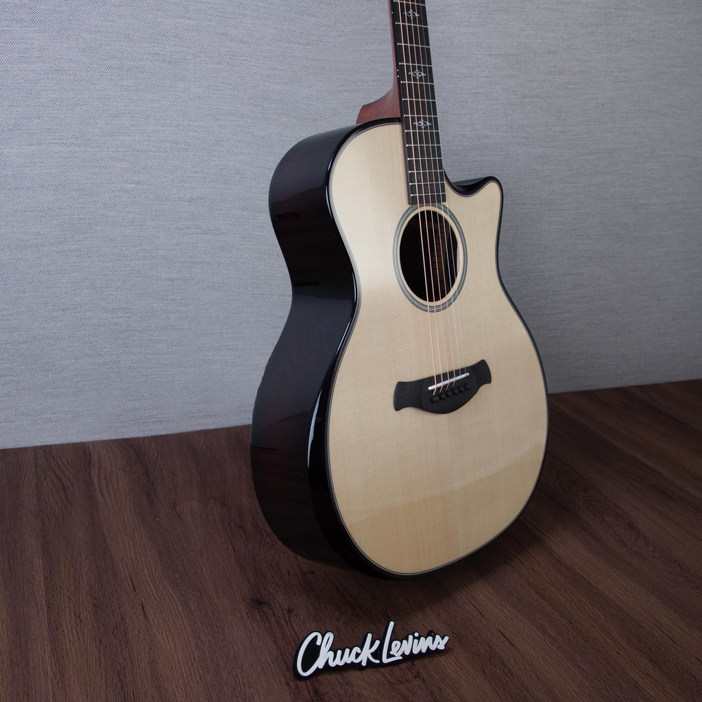 Taylor Custom Shop Gold Label Grand Auditorium Figured Rosewood/ Lutz Spruce Acoustic Electric Guitar -