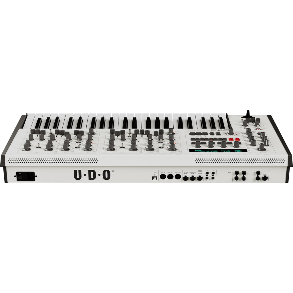 UDO Audio DMNO 8 Voice Analog Hybrid Synthesizer - White - View 8 | MusicMarket
