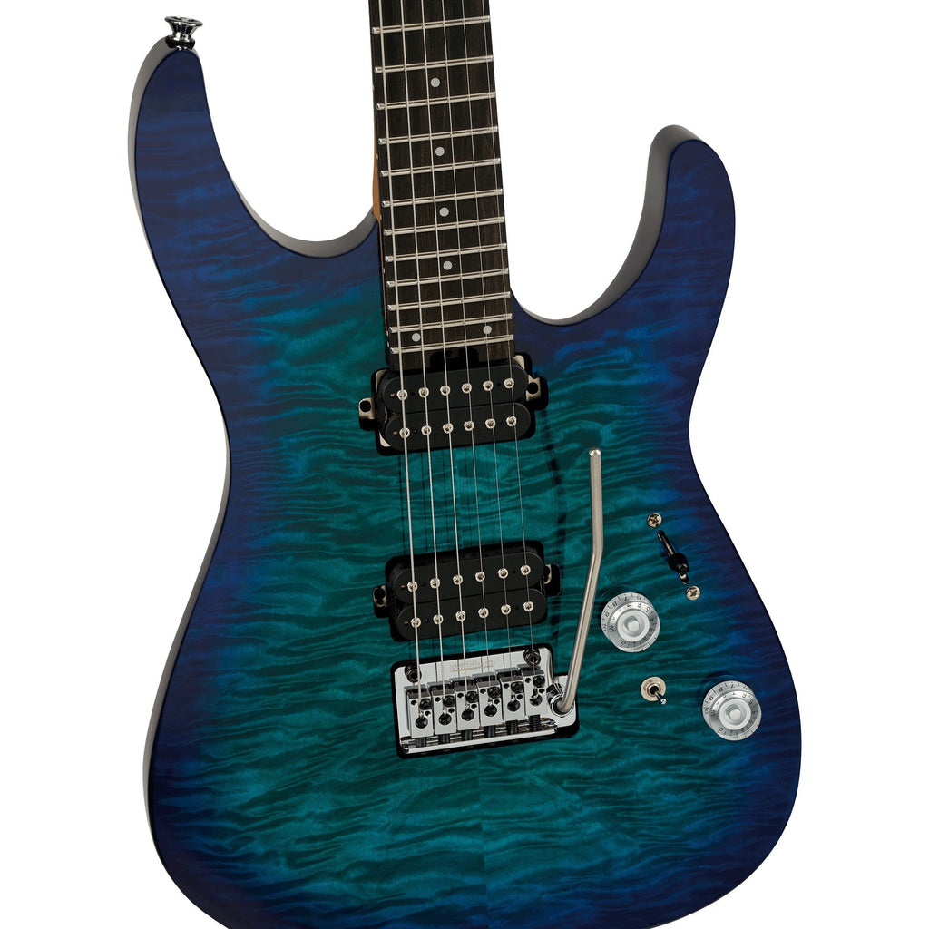 Charvel Pro-Mod Plus DK24 Dinky Electric Guitar - Chlorine Burst - View 3 | MusicMarket