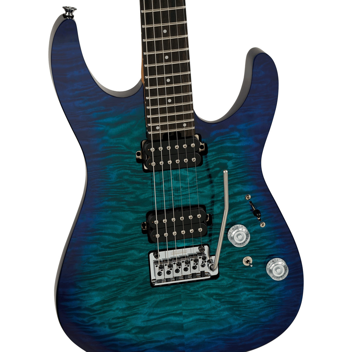Charvel Pro-Mod Plus DK24 Dinky Electric Guitar - Chlorine Burst - View 3 | MusicMarket