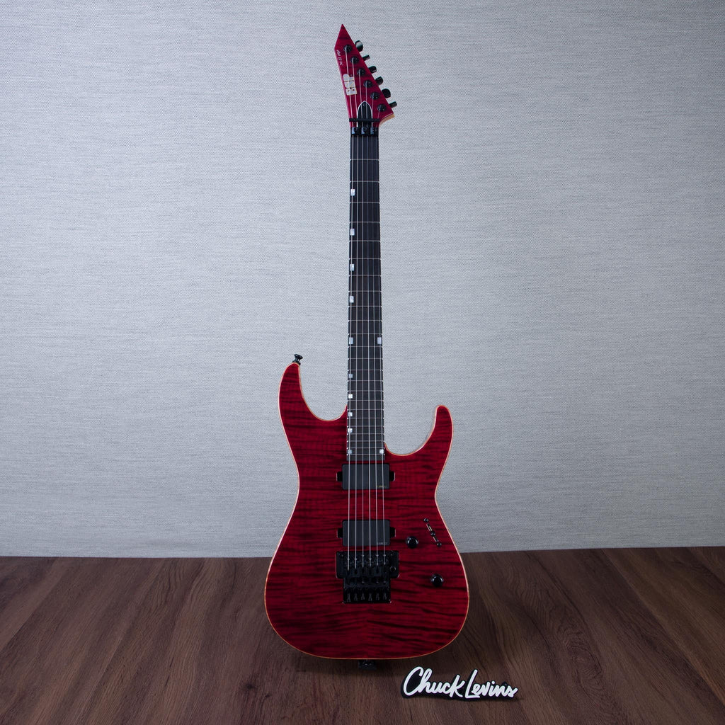 ESP USA M-II DX Electric Guitar - See-Thru Black Cherry - #US26098 - View 2 | MusicMarket