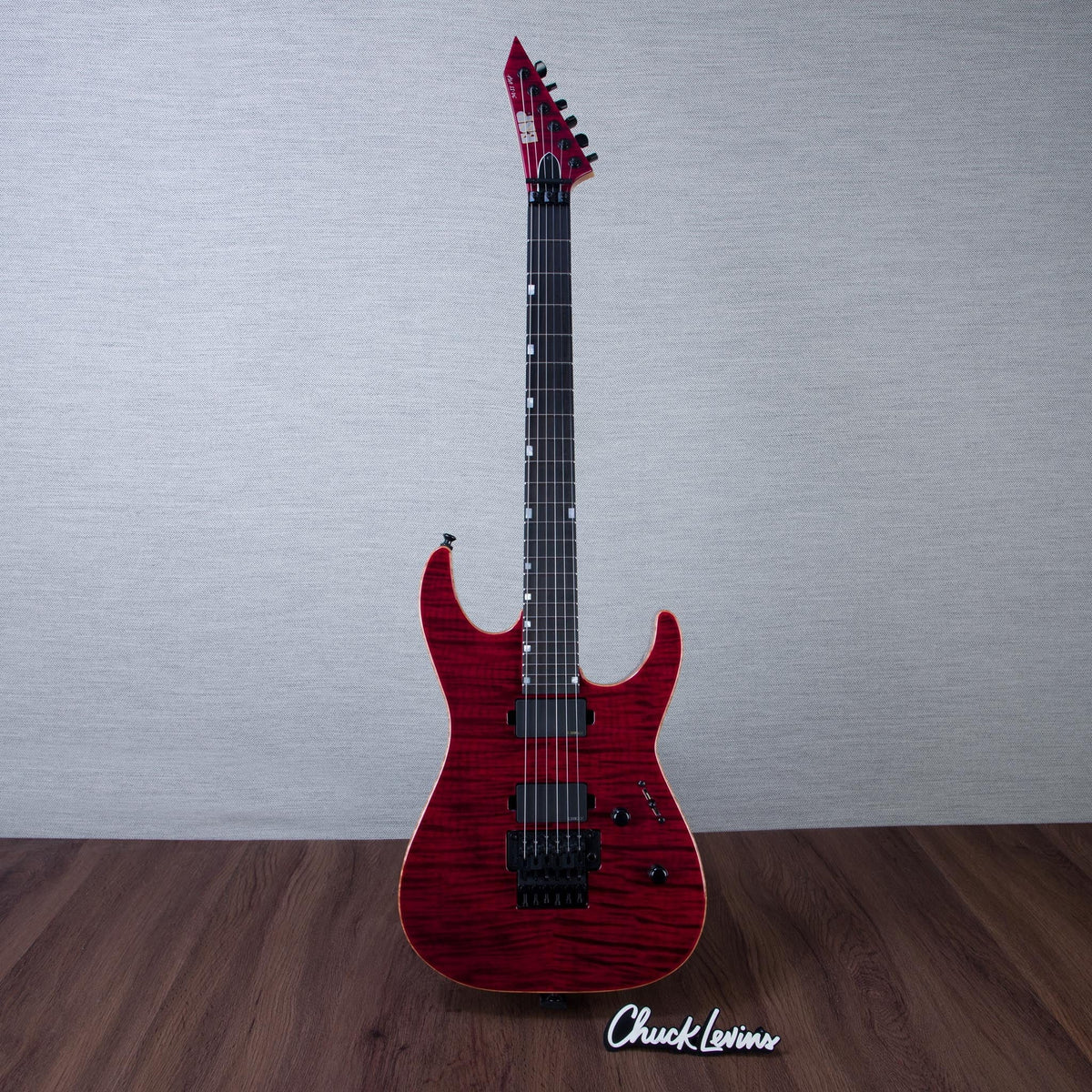 ESP USA M-II DX Electric Guitar - See-Thru Black Cherry - #US26098 - View 2 | MusicMarket