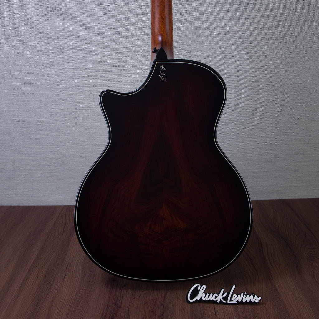 Taylor Custom Shop Gold Label Grand Auditorium Figured Rosewood/ Lutz Spruce Acoustic Electric Guitar -