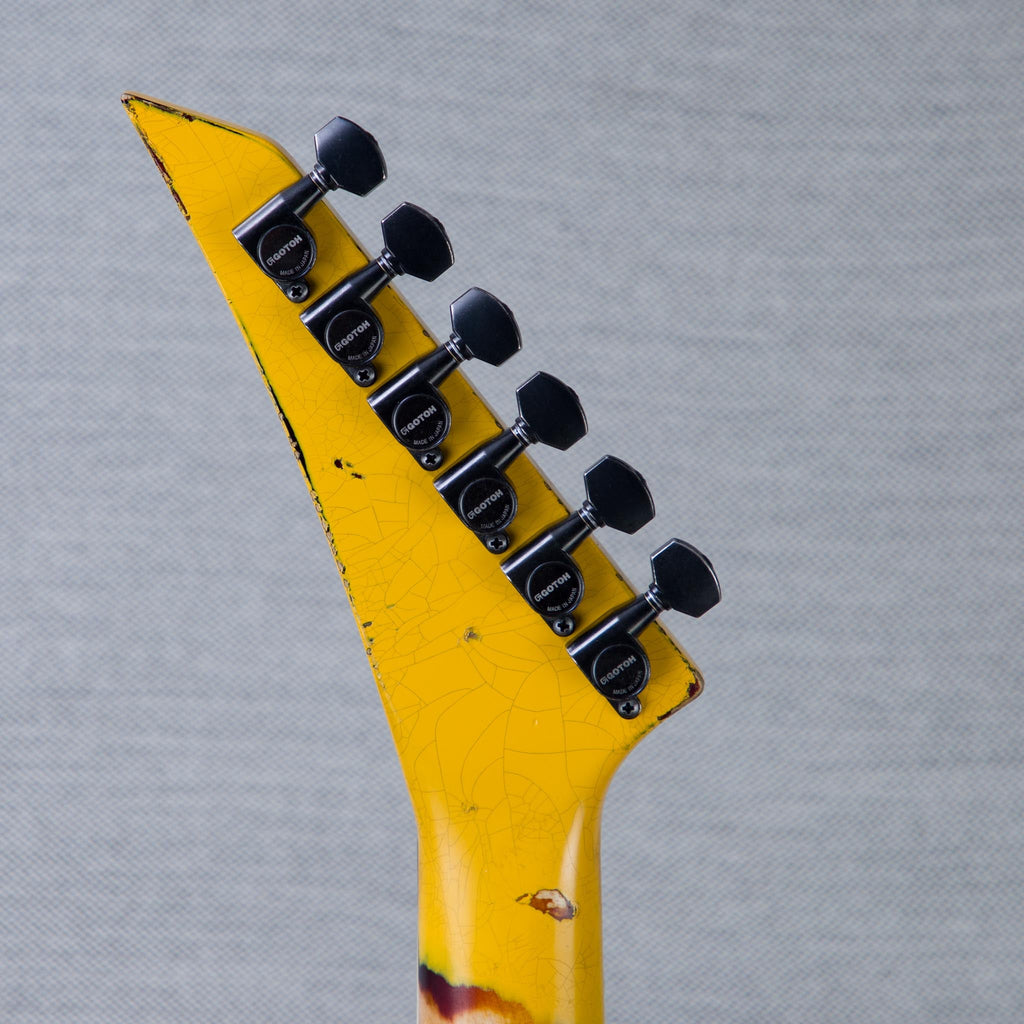 Jackson Custom Shop USA Special Edition Soloist Electric Guitar - Taxi Cab Yellow - #J11313 - View 7 | MusicMarket