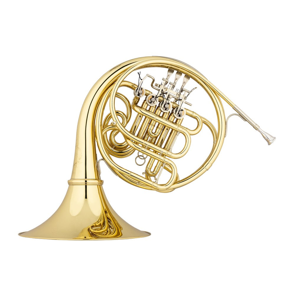 S.E. Shires Q20 F/Bb Double French Horn - Yellow Brass - Detachable Bell - Clear Lacquer - View 2 | MusicMarket