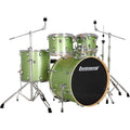 Ludwig Element Evolution 5-Piece Drum Set with 22-Inch Kick, Hardware - Mint Green Sparkle - MusicMarket