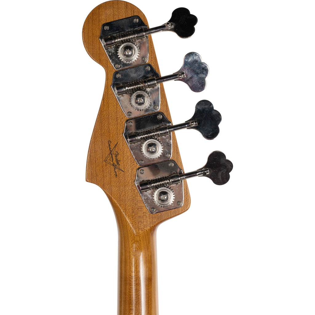 Fender Custom Shop 64 Jazz Bass Guitar Relic - Sherwood Green Metallic - View 5 | MusicMarket