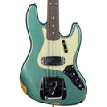 Fender Custom Shop 64 Jazz Bass Guitar Relic - Sherwood Green Metallic - MusicMarket