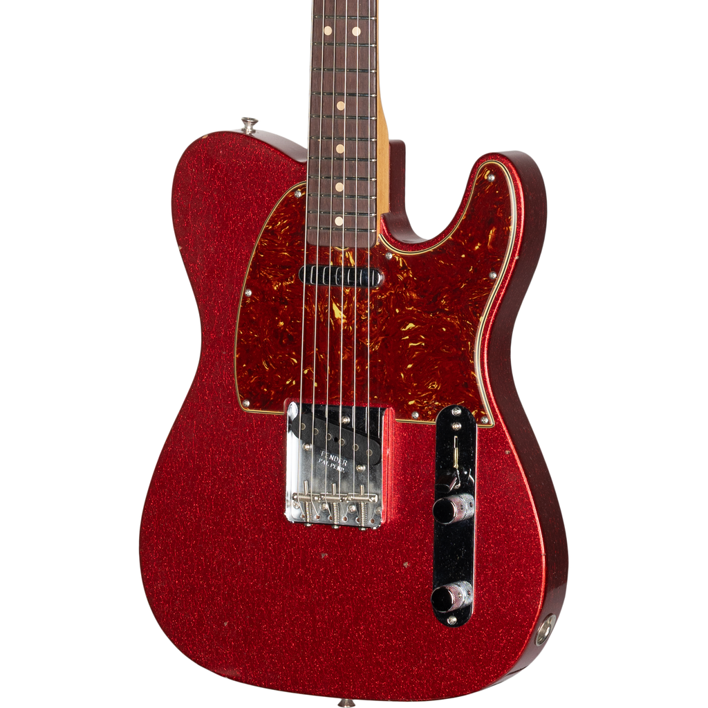 Fender Custom Shop 1963 Telecaster Journeyman Relic - Red Sparkle - View 5 | MusicMarket