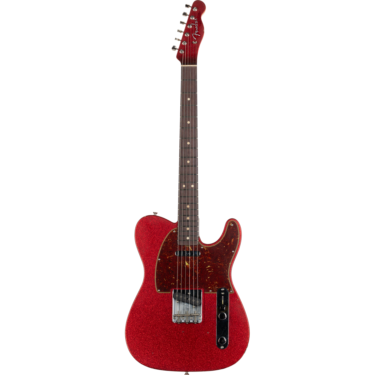 Fender Custom Shop 1963 Telecaster Journeyman Relic - Red Sparkle - View 4 | MusicMarket