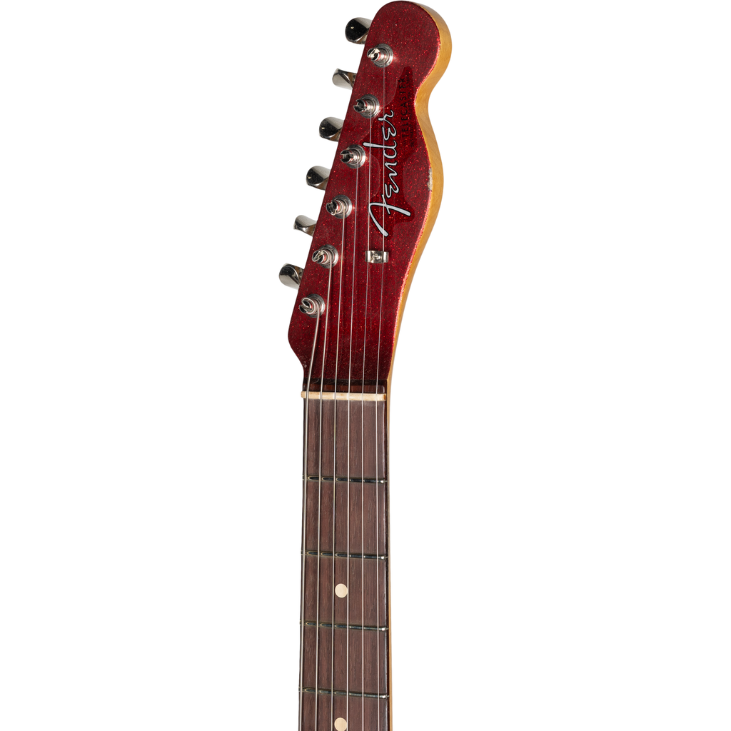 Fender Custom Shop 1963 Telecaster Journeyman Relic - Red Sparkle - View 7 | MusicMarket