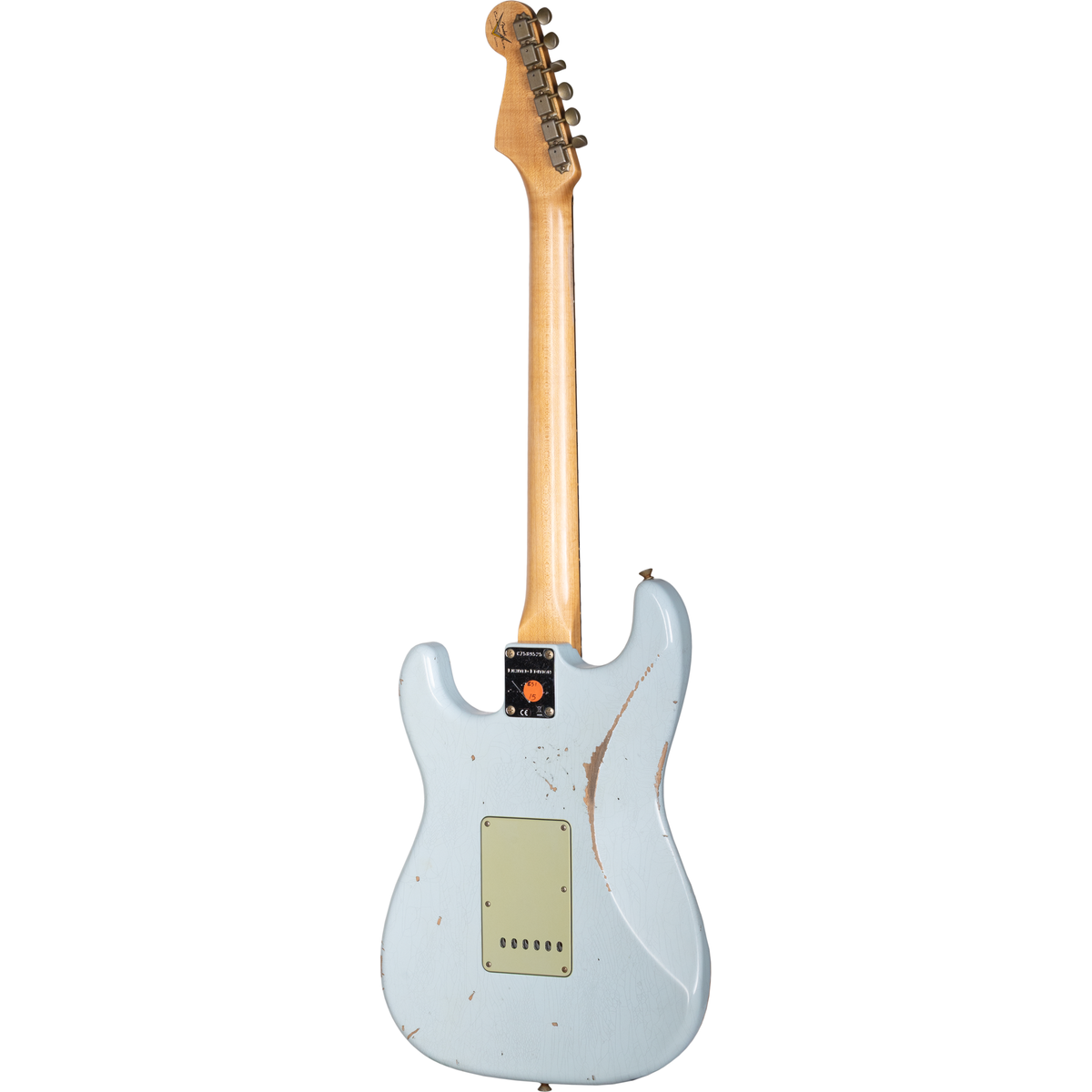 Fender Custom Shop Limited Edition 1960 Strat Relic - Aged Sonic Blue - View 3 | MusicMarket