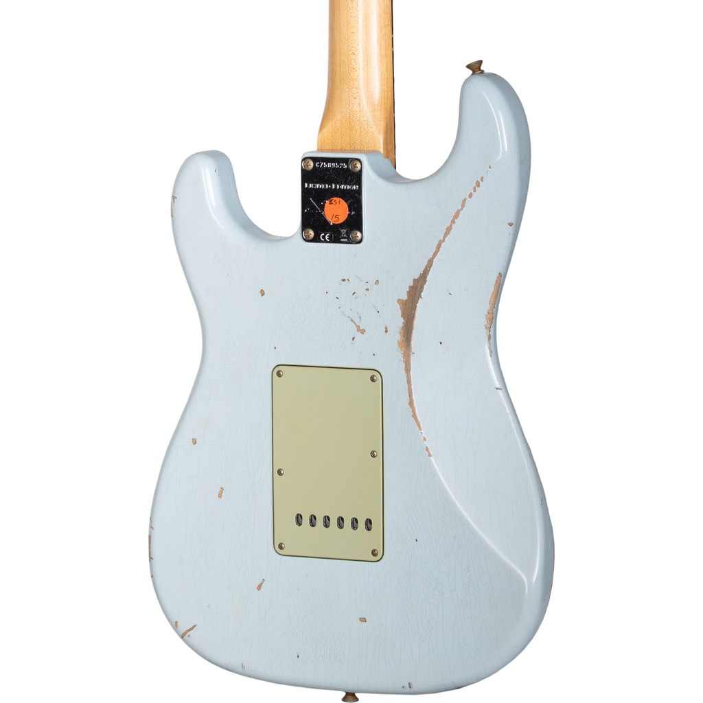 Fender Custom Shop Limited Edition 1960 Strat Relic - Aged Sonic Blue - View 6 | MusicMarket