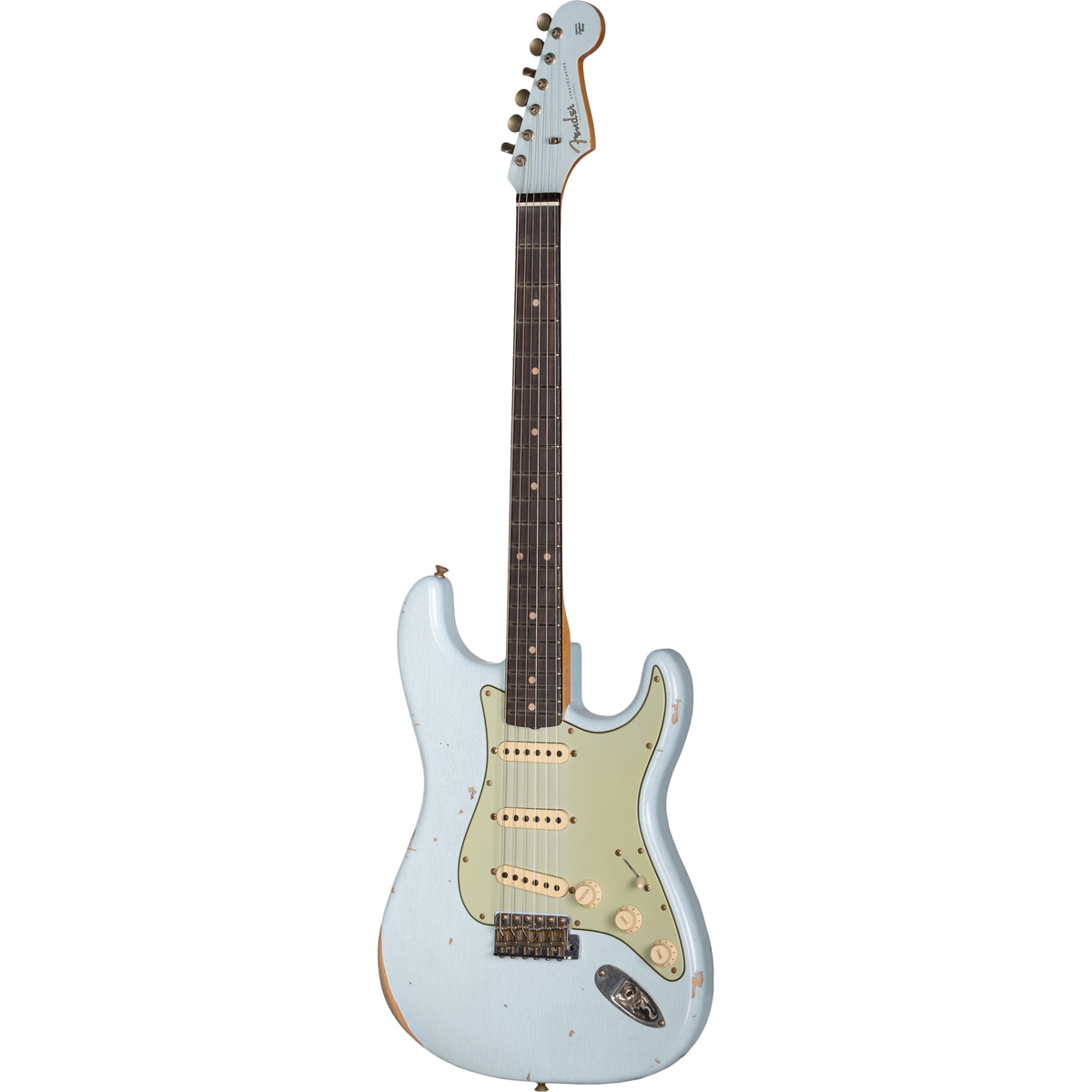 Fender Custom Shop Limited Edition 1960 Strat Relic - Aged Sonic Blue - View 2 | MusicMarket