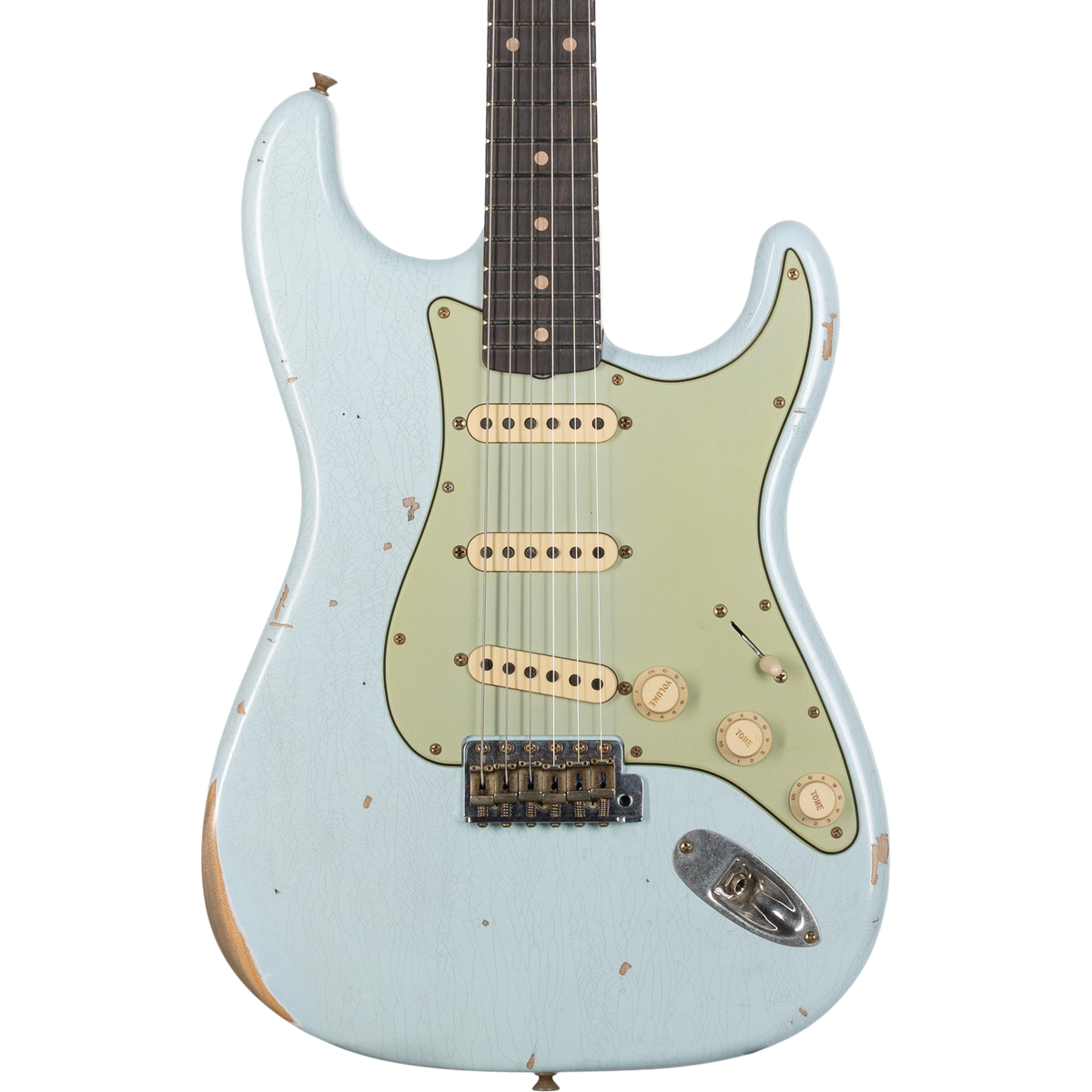 Fender Custom Shop Limited Edition 1960 Strat Relic - Aged Sonic Blue - MusicMarket