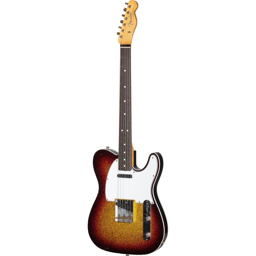 Fender Custom Shop Limited Edition 1960 Tele Custom Journeyman Relic - 3 Tone Sunburst Sparkle - View 2 | MusicMarket