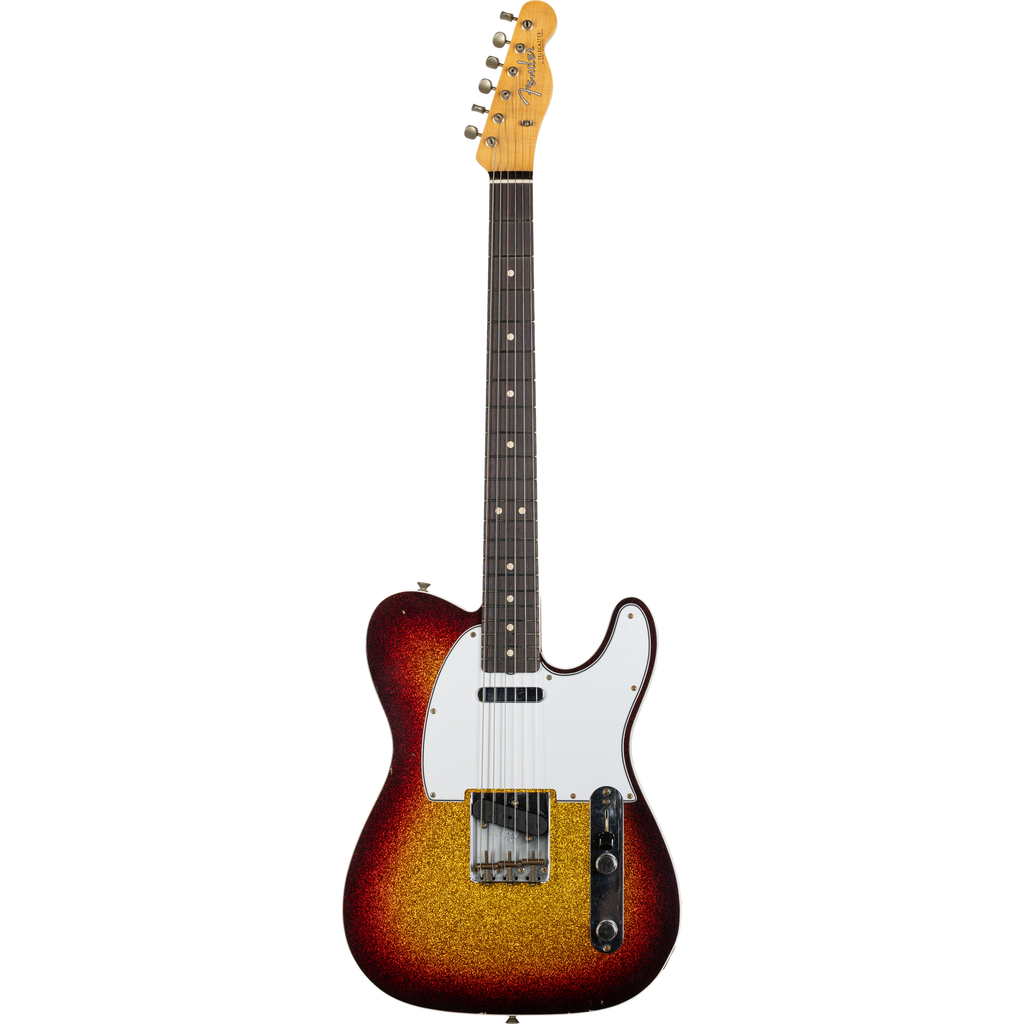 Fender Custom Shop Limited Edition 1960 Tele Custom Journeyman Relic - 3 Tone Sunburst Sparkle - View 4 | MusicMarket