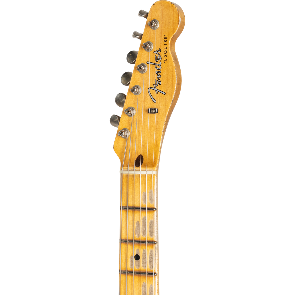 Fender Custom Shop 50's Esquire Relic Electric Guitar - Blue Floral - View 6 | MusicMarket