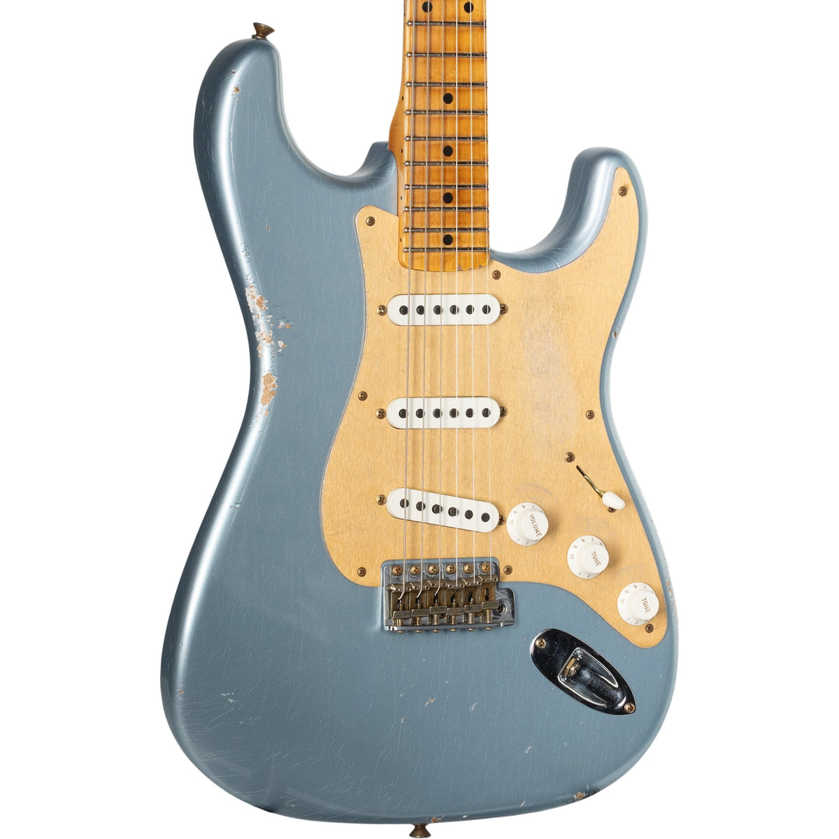 Fender Custom Shop 50’s Stratocaster Relic - Ice Blue Metallic - View 14 | MusicMarket