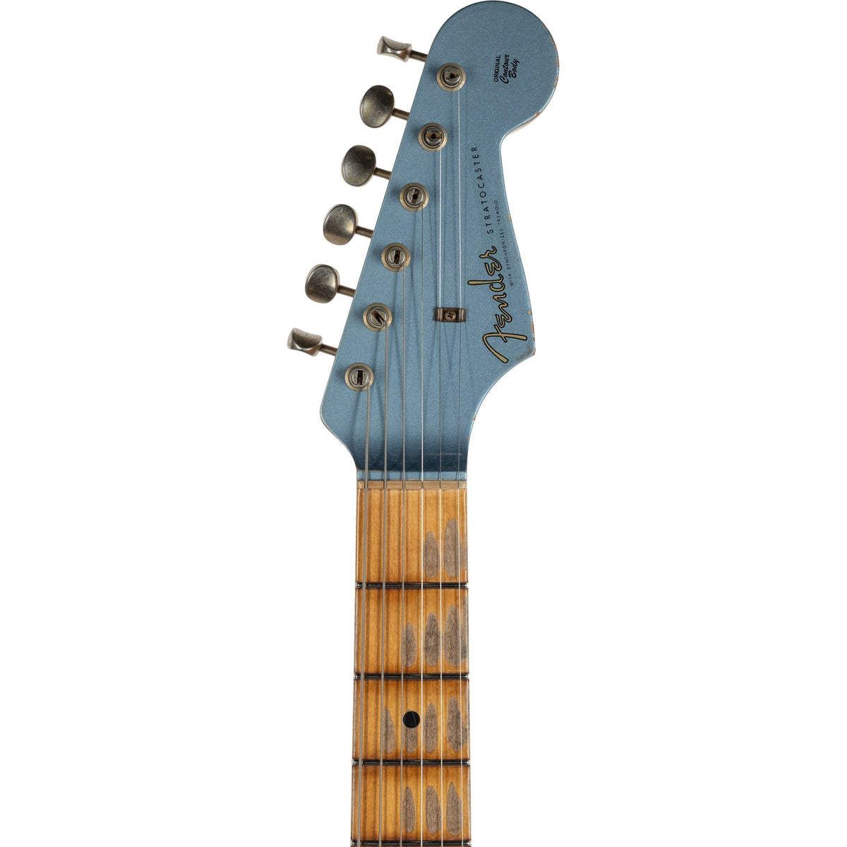 Fender Custom Shop 50’s Stratocaster Relic - Ice Blue Metallic - View 7 | MusicMarket