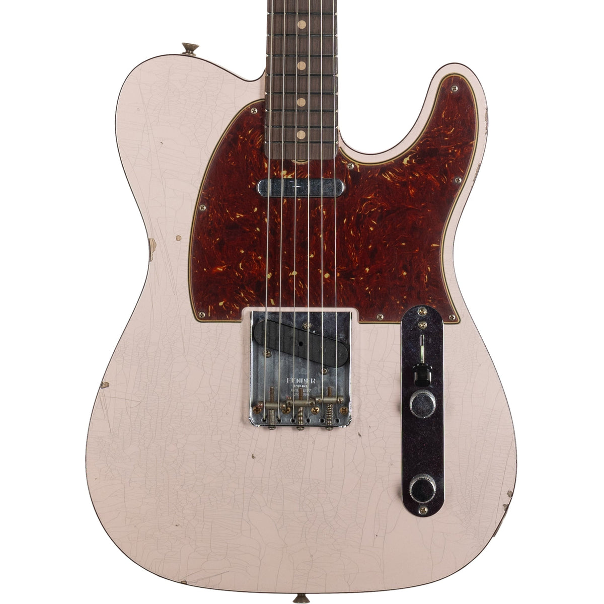 Fender Custom Shop 60’s Telecaster Custom Relic - Faded Shell Pink - MusicMarket