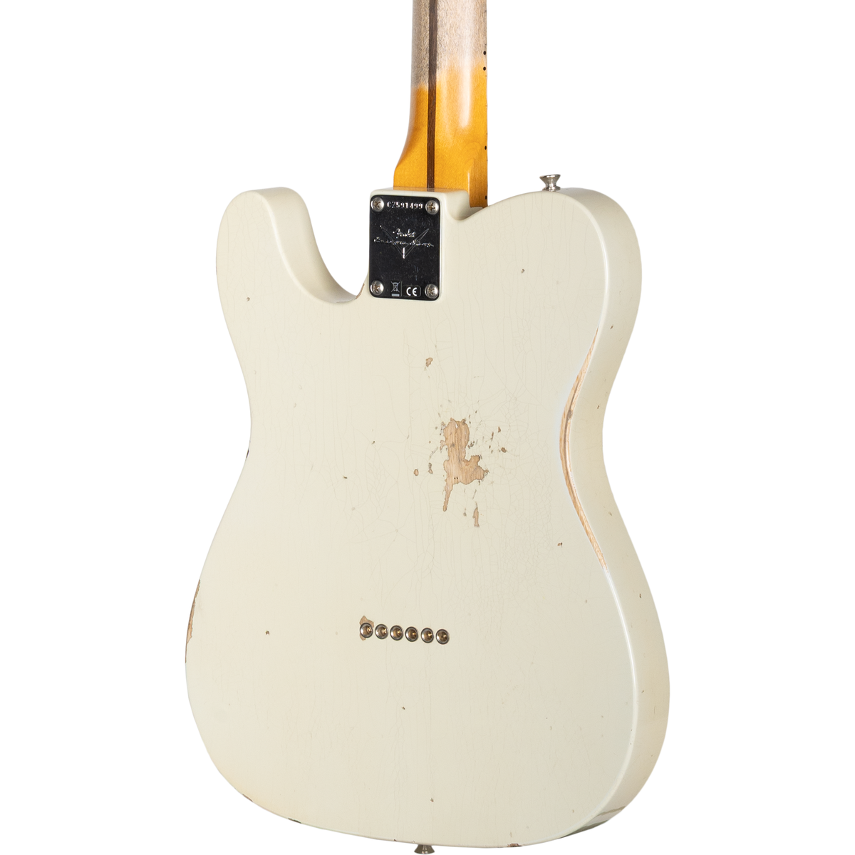 Fender Custom Shop 1956 Esquire Relic with Closet Classic Hardware - Aged '55 Desert Tan - View 6 | MusicMarket