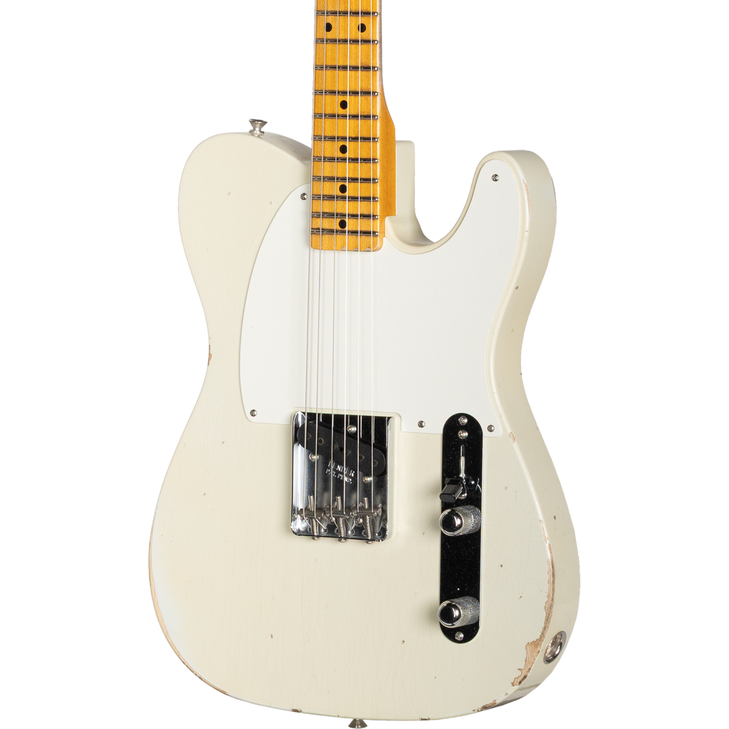 Fender Custom Shop 1956 Esquire Relic with Closet Classic Hardware - Aged '55 Desert Tan - View 5 | MusicMarket
