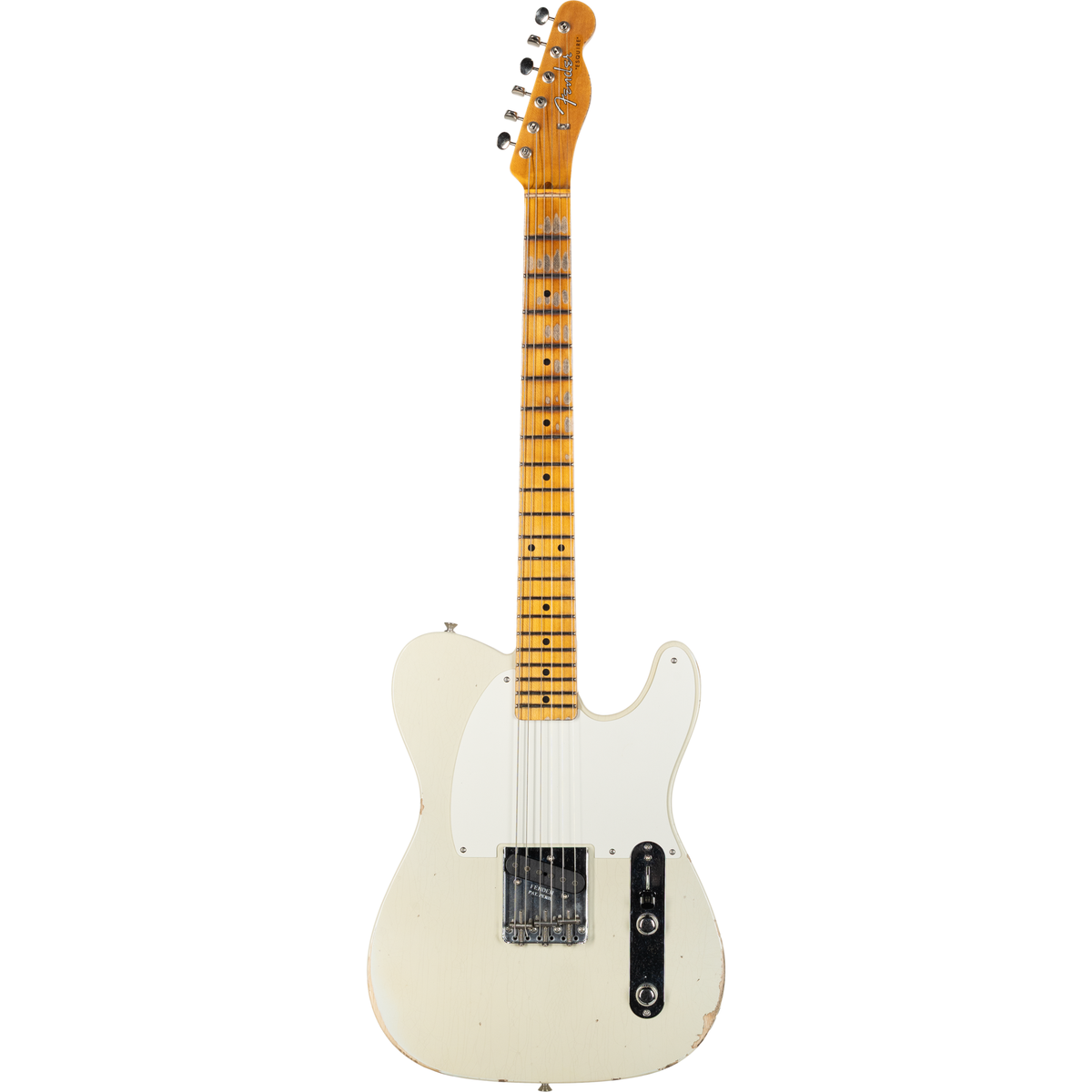Fender Custom Shop 1956 Esquire Relic with Closet Classic Hardware - Aged '55 Desert Tan - View 4 | MusicMarket