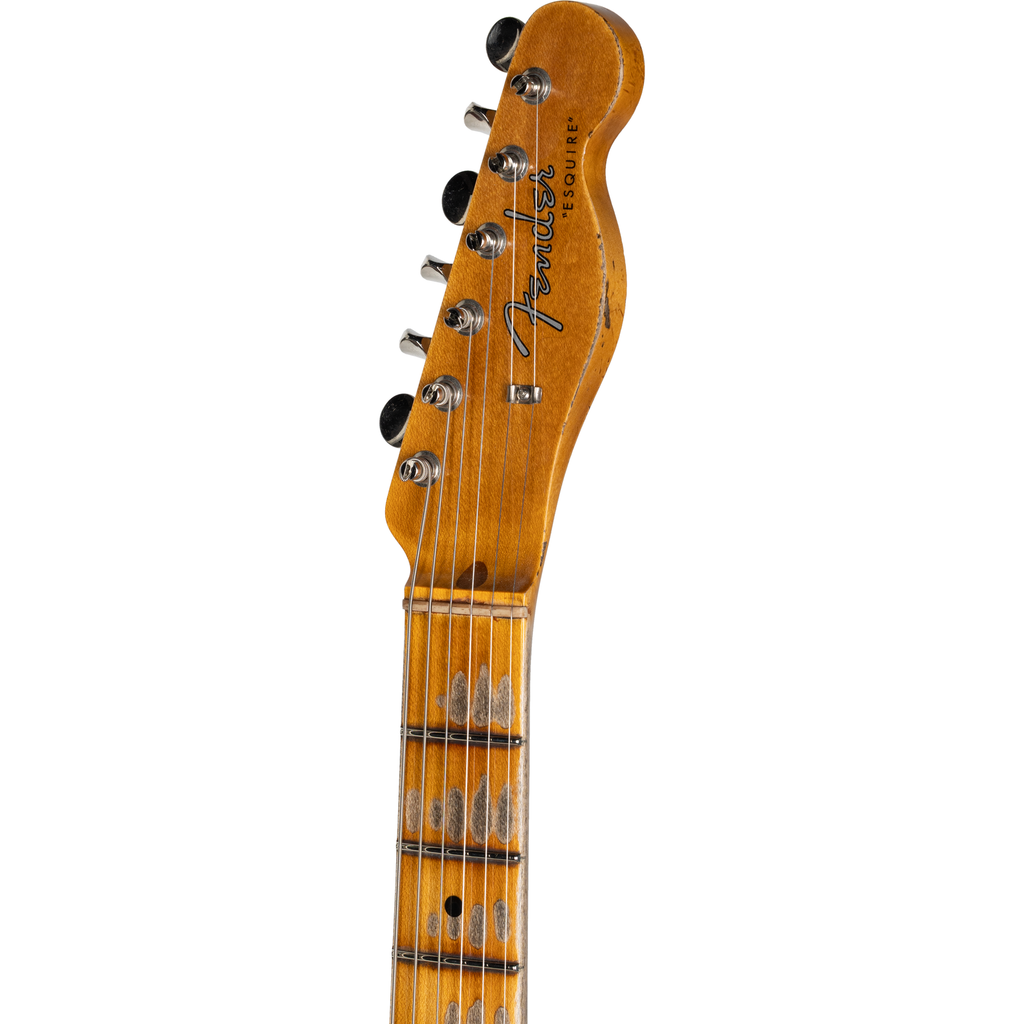 Fender Custom Shop 1956 Esquire Relic with Closet Classic Hardware - Aged '55 Desert Tan - View 7 | MusicMarket